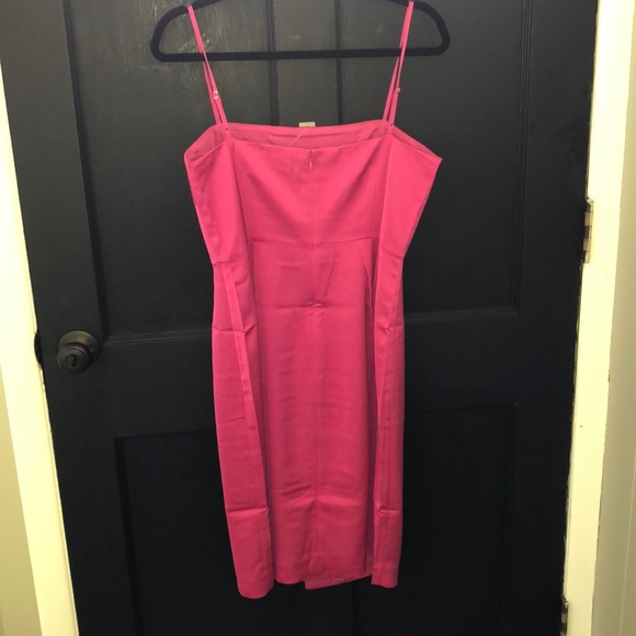 J. Crew NWT crisp berry satin dress🔥😍💃🔥 - Picture 8 of 8